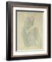 Seated Woman; Femme Assise-Auguste Rodin-Framed Giclee Print