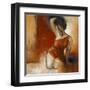 Seated Woman II-Lanie Loreth-Framed Art Print