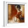 Seated Woman II-Lanie Loreth-Framed Art Print