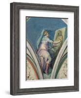 Seated Woman Painting a Portrait of a Man-Giorgio Vasari-Framed Giclee Print