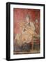 Seated Woman Playing a Kithara-null-Framed Art Print