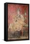 Seated Woman Playing a Kithara-null-Framed Stretched Canvas
