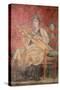 Seated Woman Playing a Kithara-null-Stretched Canvas