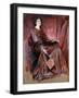 Seated Woman Wearing Elizabethan Headdress, 1897-Edwin Austin Abbey-Framed Giclee Print