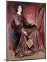 Seated Woman Wearing Elizabethan Headdress, 1897-Edwin Austin Abbey-Mounted Giclee Print