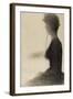 Seated Woman with a Parasol , 1884-85-Georges Pierre Seurat-Framed Giclee Print