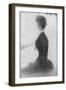 Seated Woman with a Parasol (study, La Grande Jatte)-Georges Seurat-Framed Premium Giclee Print