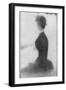 Seated Woman with a Parasol (study, La Grande Jatte)-Georges Seurat-Framed Premium Giclee Print