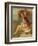 Seated Woman with Straw Hat-Pierre-Auguste Renoir-Framed Giclee Print