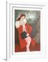 Seated Woman-Harold Baumbach-Framed Limited Edition