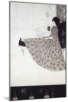 Seated Woman-Aubrey Beardsley-Mounted Giclee Print