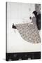 Seated Woman-Aubrey Beardsley-Stretched Canvas