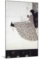 Seated Woman-Aubrey Beardsley-Mounted Premium Giclee Print