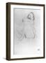 Seated Woman-Gustav Klimt-Framed Giclee Print