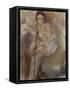 Seated Woman-Mary Cassatt-Framed Stretched Canvas