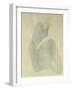 Seated Woman-Auguste Rodin-Framed Giclee Print