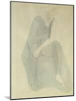 Seated Woman-Auguste Rodin-Mounted Giclee Print