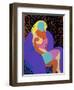 Seated Woman-Diana Ong-Framed Giclee Print