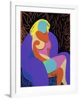 Seated Woman-Diana Ong-Framed Giclee Print