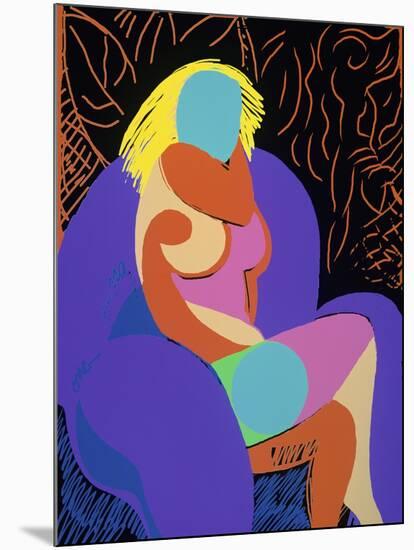 Seated Woman-Diana Ong-Mounted Giclee Print