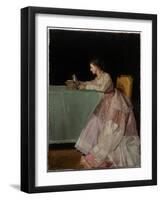 Seated Woman-Jules Adolphe Goupil-Framed Giclee Print