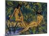 Seated Women by Water; Sitzende Madchen Am Wasser, C. 1914-16-Otto Muller or Mueller-Mounted Giclee Print