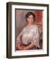 Seated Young Woman (Helene Bellon)-Pierre-Auguste Renoir-Framed Giclee Print