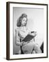 Seated Young Woman Reading-Philip Gendreau-Framed Photographic Print