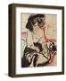 Seated Young Woman with Hat and Cigarette-Ernst Ludwig Kirchner-Framed Art Print