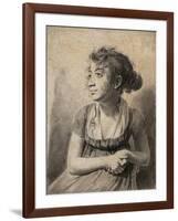 Seated Young Woman-Louis Leopold Boilly-Framed Giclee Print