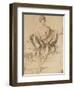 Seated Youth with Scales and a Cane, 1498-Albrecht Dürer-Framed Giclee Print