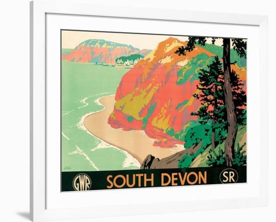 Seaton, Devon, 1930-Kenneth Shoesmith-Framed Giclee Print