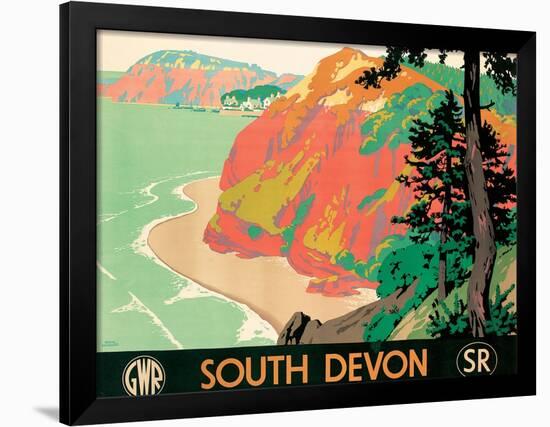 Seaton, Devon, 1930-Kenneth Shoesmith-Framed Giclee Print