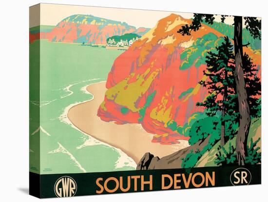 Seaton, Devon, 1930-Kenneth Shoesmith-Stretched Canvas