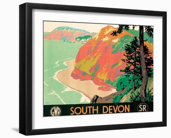 Seaton, Devon, 1930-Kenneth Shoesmith-Framed Giclee Print