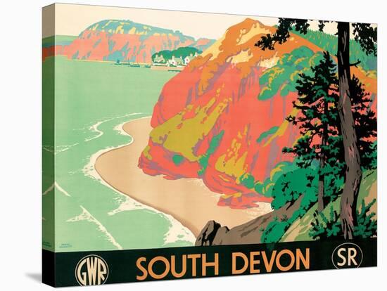 Seaton, Devon, 1930-Kenneth Shoesmith-Stretched Canvas