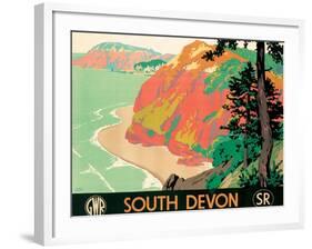 Seaton, Devon, 1930-Kenneth Shoesmith-Framed Giclee Print