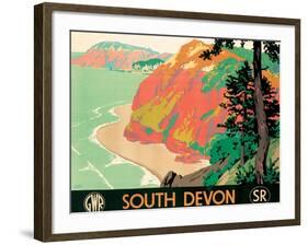 Seaton, Devon, 1930-Kenneth Shoesmith-Framed Giclee Print