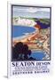 Seaton, Devon, Poster Advertising Southern Railway-Kenneth Shoesmith-Framed Giclee Print