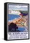 Seaton, Devon, Poster Advertising Southern Railway-Kenneth Shoesmith-Framed Stretched Canvas