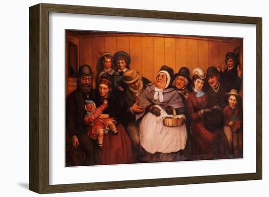 Seats for Five Persons-Abraham Solomon-Framed Giclee Print