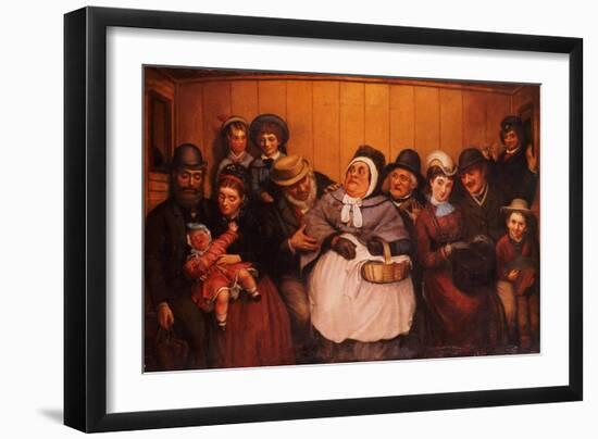 Seats for Five Persons-Abraham Solomon-Framed Giclee Print