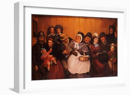 Seats for Five Persons-Abraham Solomon-Framed Giclee Print