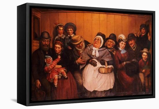 Seats for Five Persons-Abraham Solomon-Framed Stretched Canvas