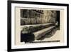 Seats in Byzantine Synagogue, Capernaum, Israel-null-Framed Photographic Print