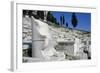 Seats in the Theatre of Dionysus, Acropolis-null-Framed Photographic Print