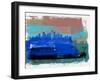 Seattle Abstract Skyline II-Emma Moore-Framed Art Print