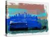 Seattle Abstract Skyline II-Emma Moore-Stretched Canvas