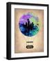 Seattle Air Balloon-NaxArt-Framed Art Print