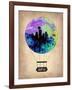 Seattle Air Balloon-NaxArt-Framed Art Print